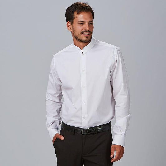 260005-101 - CAMISA HOMBRE M/L C/MAO SLIM FIT ELASTAN "RED LINE" BLANCO