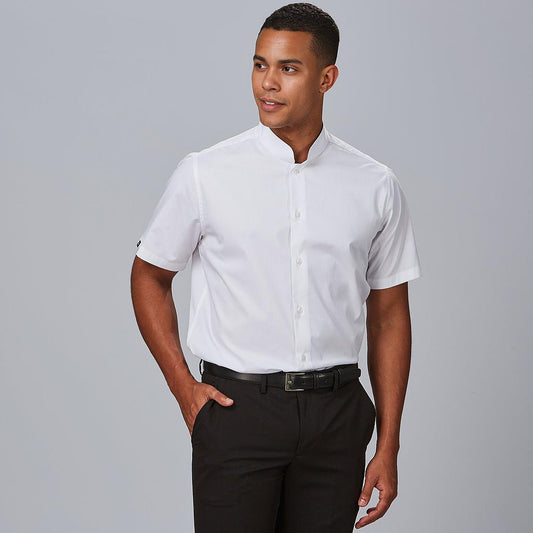 260007-101 - CAMISA HOMBRE M/C C/MAO SLIM FIT ELASTAN "RED LINE" BLANCO