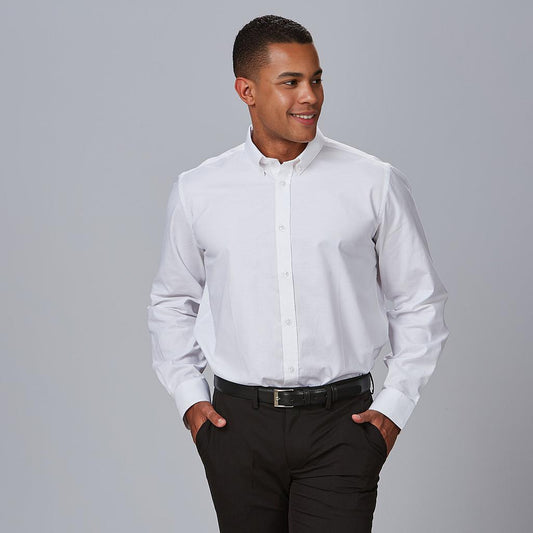 295200-101 - CAMISA HOMBRE M/L OXFORD "REDLINE" BLANCO