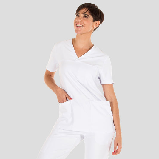 656500-101 - BLUSA MUJER AGATA ELASTIK BLANCO