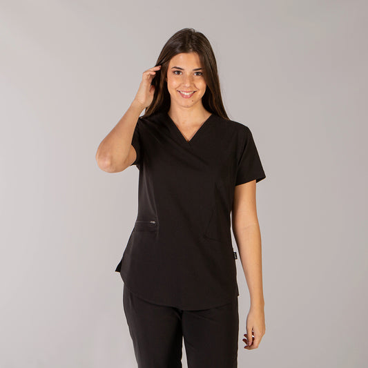 661400-001 - BLUSA MUJER OLAYA EXTRAFIBER NEGRO