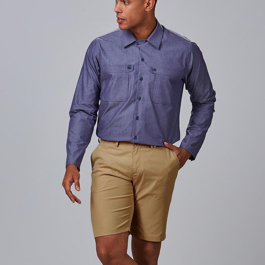 700055-151 - BERMUDA HOMBRE CHINO T400 CAMEL