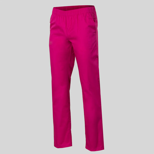 7733G0-125 - PANTALON SANITARIO SARGA NUEVOS COLORES BOL. GOMA ENTERA FUCSIA