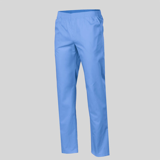 773G00-107 - PANTALON SANITARIO SARGA COLORES BASICOS BOL. GOMA ENTERA CELESTE