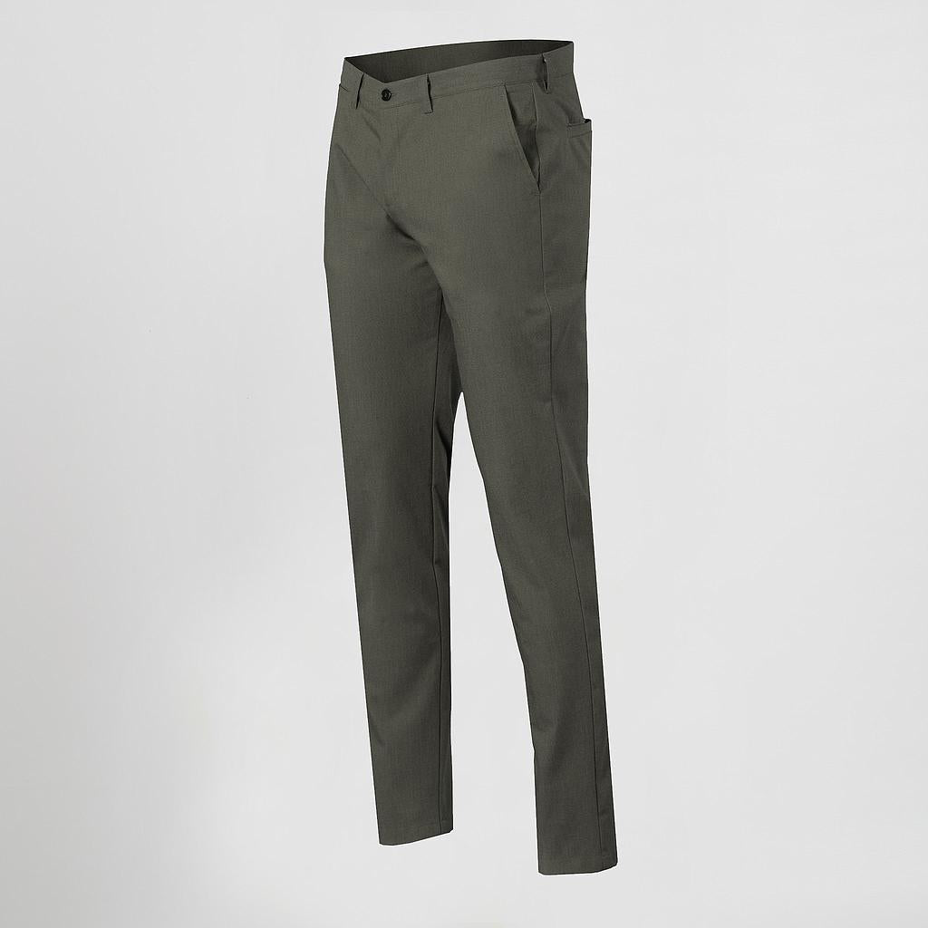 791700-154 - PANTALON HOMBRE CHINO OJO DE PERDIZ VERDE MUSGO