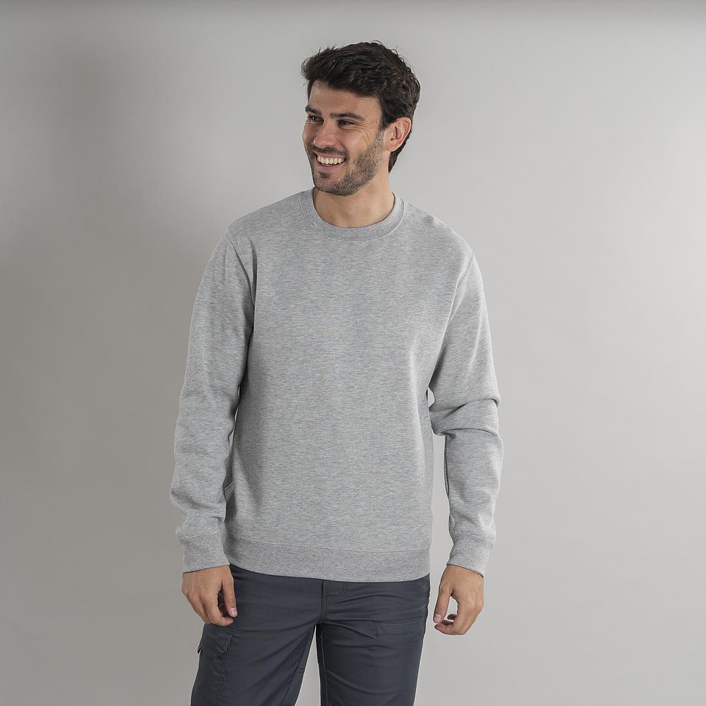 850018-166 - SUDADERA UNISEX MONTERREI GRIS MEZCLA