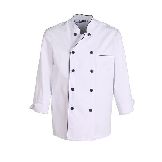 912000-104 - CHAQUETA COCINA UNISEX COMBI VIVO MARINO M/L